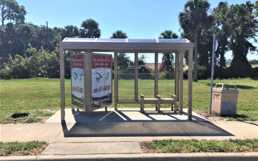 New Bus Shelters in Daytona Beach!