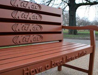 Wonderfully Clever Bench Advertising