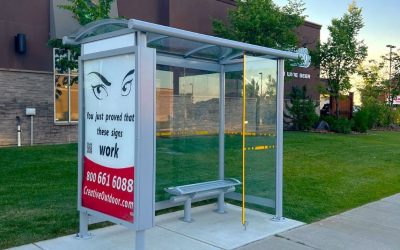 Transit Shelters installed in Chestermere, Alberta