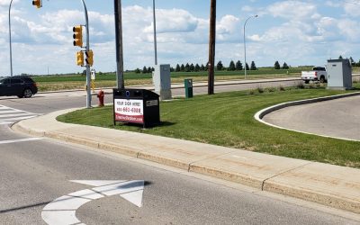 Creative Outdoor Installs 17 Terrace Recycling Bins in Warman, SK