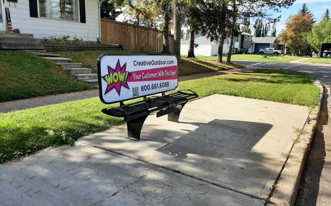 Creative Outdoor Partners with Spruce Grove for New Bus Bench Program